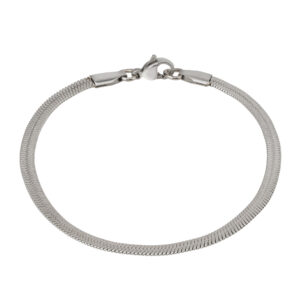 Srebrna bransoletka z delikatnym zapięciem