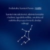 Ilustracja zodiakalnego kamienia Panny: Jaspis, z jego pozytywnymi właściwościami oraz rysunkiem konstelacji.