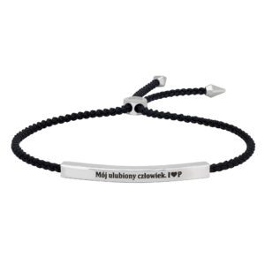 Bransoletka z napisem Mój ulubiony człowiek