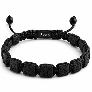 REGULOWANA BRANSOLETKA Z LAWY+grawer