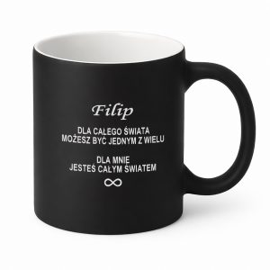 kubek walentynkowy z grawerem