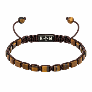 BRANSOLETKA KOSTKI MINI TYGRYSIE OKO