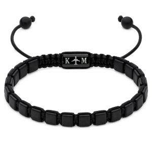 BRANSOLETKA Z AGATU Z GRAWEREM MINI