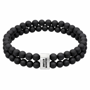 PODWÓJNA BRANSOLETKA Z TURMALINU